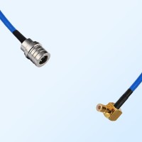 SMB Male Right Angle - QMA Male Semi-Flexible Cable Assemblies