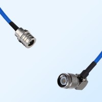 TNC Male Right Angle - QMA Male Semi-Flexible Cable Assemblies