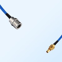 SBMA Bulkhead Male - QMA Male Semi-Flexible Cable Assemblies