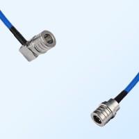 QMA Male Right Angle - QMA Male Semi-Flexible Cable Assemblies