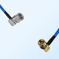 RP SMA Male R/A - QMA Male R/A Semi-Flexible Cable Assemblies