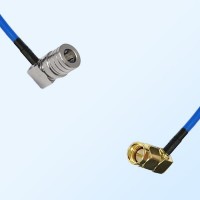 SMA Male R/A - QMA Male R/A Semi-Flexible Cable Assemblies