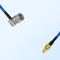 SMB Male - QMA Male Right Angle Semi-Flexible Cable Assemblies