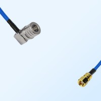 SMC Female - QMA Male Right Angle Semi-Flexible Cable Assemblies