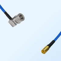 SMP Male - QMA Male Right Angle Semi-Flexible Cable Assemblies