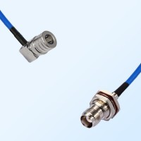 TNC Bulkhead Female with O-Ring - QMA Male R/A Semi-Flexible Cable