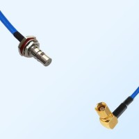 SMC Female R/A - QMA Bulkhead Female with O-Ring Semi-Flexible Cable