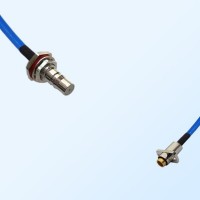 SBMA Female 2 Hole - QMA O-Ring Bulkhead Female Semi-Flexible Cable