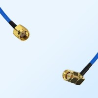 SMA Male Right Angle - RP SMA Male Semi-Flexible Cable Assemblies