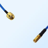 SSMC Female - RP SMA Male Semi-Flexible Cable Assemblies