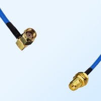 RP SMA Male R/A - RP SMA Bulkhead Female Semi-Flexible Cable