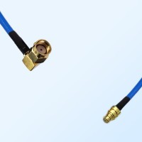 SMP Female - RP SMA Male Right Angle Semi-Flexible Cable Assemblies