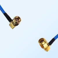 SSMA Male R/A - RP SMA Male R/A Semi-Flexible Cable Assemblies
