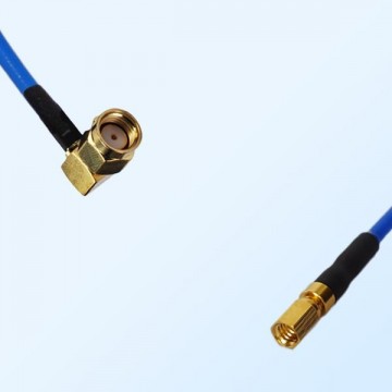 SSMC Female - RP SMA Male Right Angle Semi-Flexible Cable Assemblies