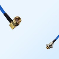 SBMA Female 2 Hole - RP SMA Male R/A Semi-Flexible Cable Assemblies