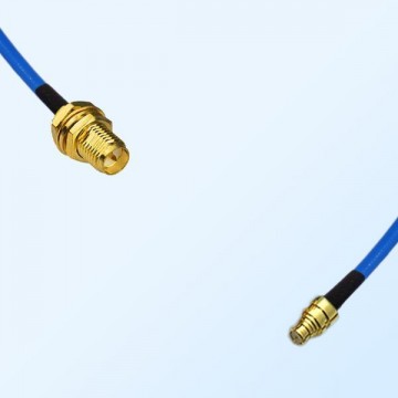 SMP Female - RP SMA Bulkhead Female Semi-Flexible Cable Assemblies