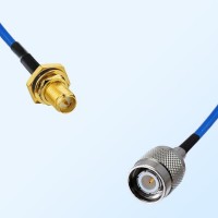 TNC Male - RP SMA Bulkhead Female with O-Ring Semi-Flexible Cable