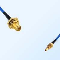 SBMA Bulkhead Male - RP SMA O-Ring Bulkhead Female Semi-Flexible Cable