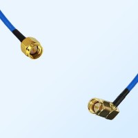SMA Male - SMA Male Right Angle Semi-Flexible Cable Assemblies