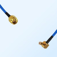 SMB Male Right Angle - SMA Male Semi-Flexible Cable Assemblies