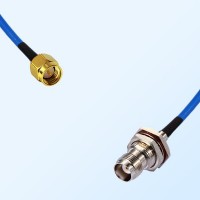 TNC Bulkhead Female with O-Ring - SMA Male Semi-Flexible Cable