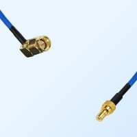 SMB Male - SMA Male Right Angle Semi-Flexible Cable Assemblies