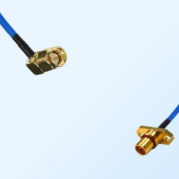 SMA Male Right Angle - BMA Male 2 Hole Semi-Flexible Cable Assemblies
