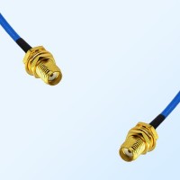 SMA Bulkhead Female - SMA Bulkhead Female Semi-Flexible Cable