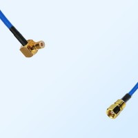 SMC Female - SMB Male Right Angle Semi-Flexible Cable Assemblies