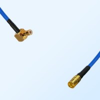 SMP Male - SMB Male Right Angle Semi-Flexible Cable Assemblies