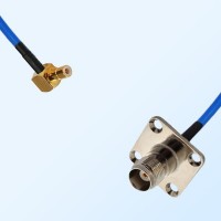TNC Female 4 Hole - SMB Male R/A Semi-Flexible Cable Assemblies