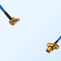 SMB Male Right Angle - BMA Male 2 Hole Semi-Flexible Cable Assemblies