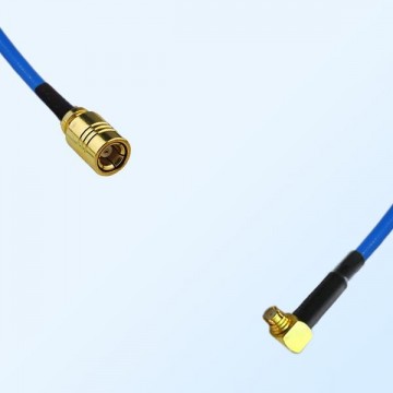 SMP Female Right Angle - SMB Female Semi-Flexible Cable Assemblies