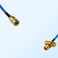 SMB Female - BMA Male 2 Hole Semi-Flexible Cable Assemblies