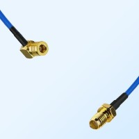 SSMA Female - SMB Female Right Angle Semi-Flexible Cable Assemblies