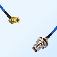 TNC Bulkhead Female with O-Ring - SMB Female R/A Semi-Flexible Cable