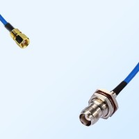 TNC Bulkhead Female with O-Ring - SMC Female Semi-Flexible Cable