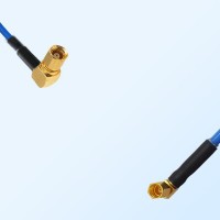 SSMC Female R/A - SMC Female R/A Semi-Flexible Cable Assemblies