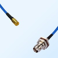 TNC Bulkhead Female with O-Ring - SMP Male Semi-Flexible Cable