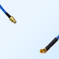 SSMC Female Right Angle - SMP Female Semi-Flexible Cable Assemblies