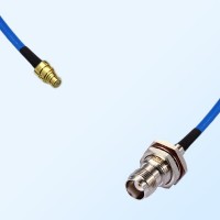 TNC Bulkhead Female with O-Ring - SMP Female Semi-Flexible Cable