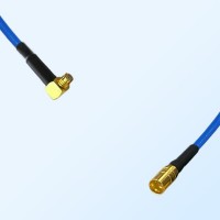 SMP Female Right Angle - SMP Male Semi-Flexible Cable Assemblies