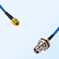 TNC Bulkhead Female with O-Ring - SSMA Male Semi-Flexible Cable