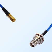 TNC Bulkhead Female with O-Ring - SSMC Female Semi-Flexible Cable