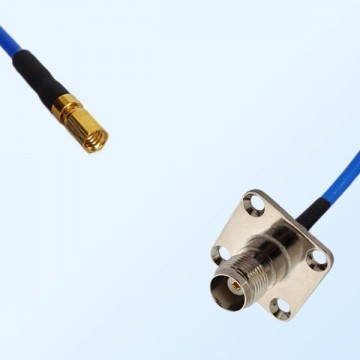 TNC Female 4 Hole - SSMC Female Semi-Flexible Cable Assemblies