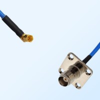 TNC Female 4 Hole - SSMC Female R/A Semi-Flexible Cable Assemblies