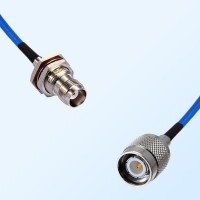 TNC Bulkhead Female with O-Ring - TNC Male Semi-Flexible Cable