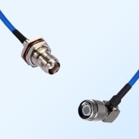 TNC Bulkhead Female with O-Ring - TNC Male R/A Semi-Flexible Cable