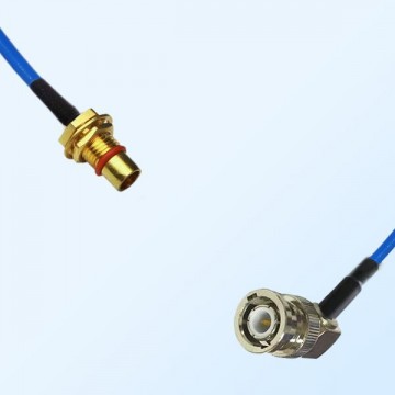 BNC Male R/A - BMA Bulkhead Male Semi-Flexible Cable Assemblies