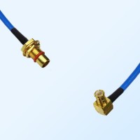 MCX Male R/A - BMA Bulkhead Male Semi-Flexible Cable Assemblies